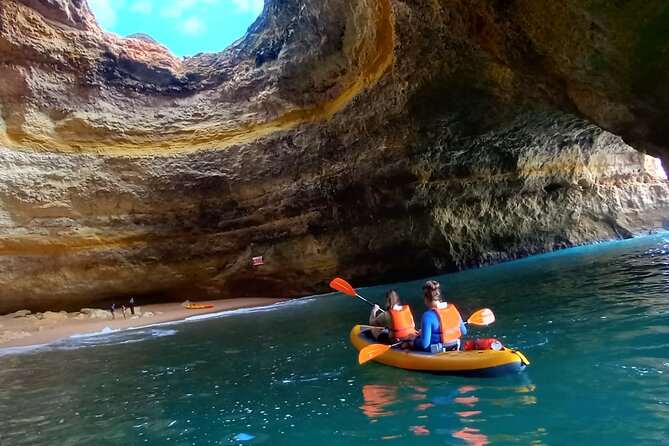2-Hour Kayak through the Sea Caves of Benagil - Paddling toward Algar de Benagil