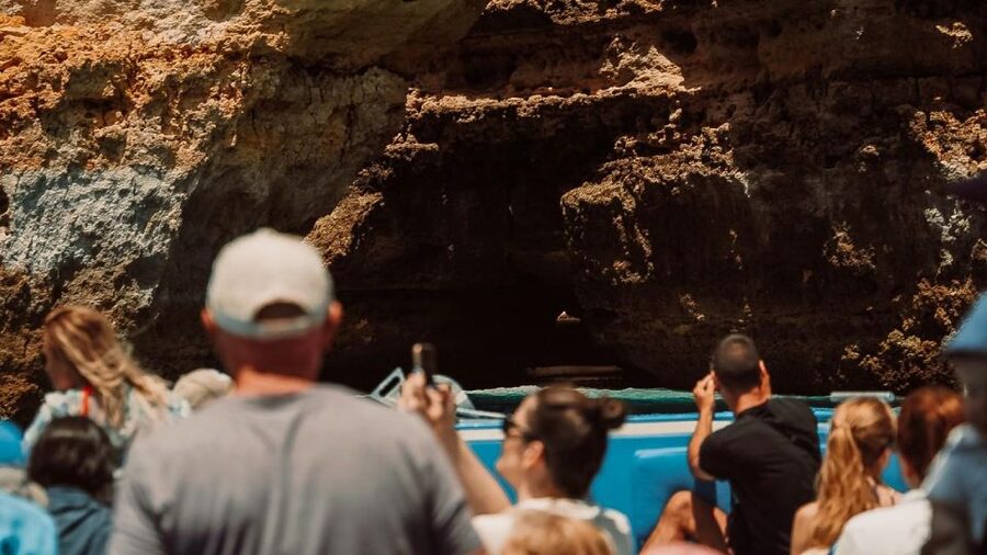 Albufeira: 2.5-Hour Dolphin Watching and Caves Trip - From Albufeira Marina to the open sea