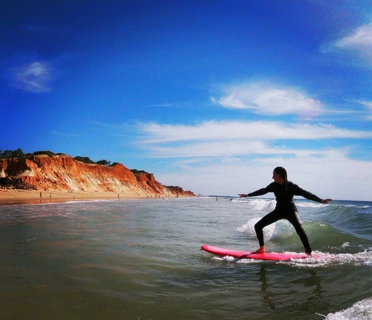 Albufeira: 2-Hour Falesia Beach Surf Lesson - What the first waves are really like