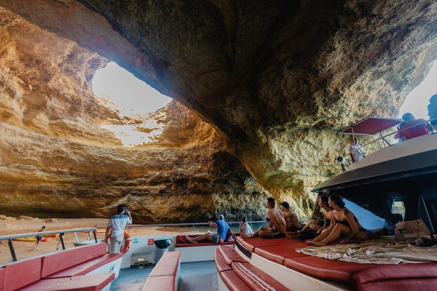 Albufeira: Algarve 3-Hour Benagil Sunset and Coastline Tour - Comfort on the Belize Segundo