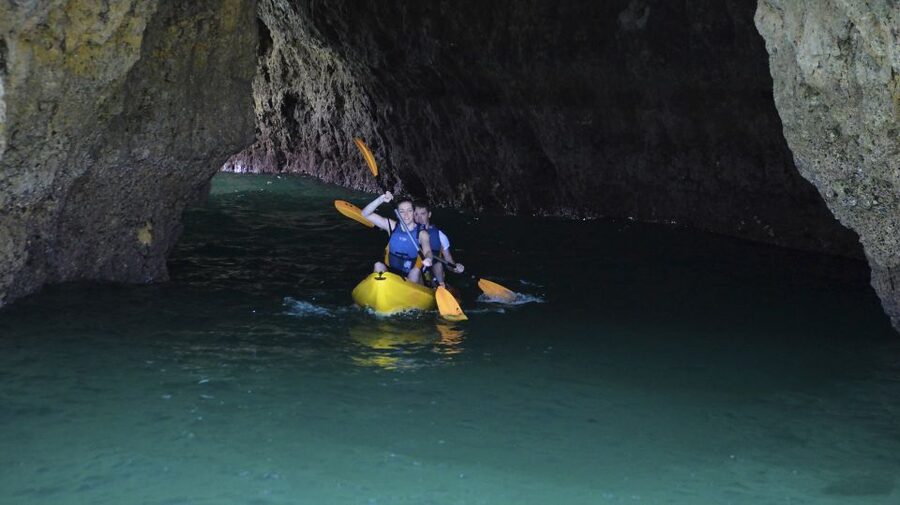 Albufeira: Algarve Kayak and Coastline Tour - A clear note about Benagil Cave