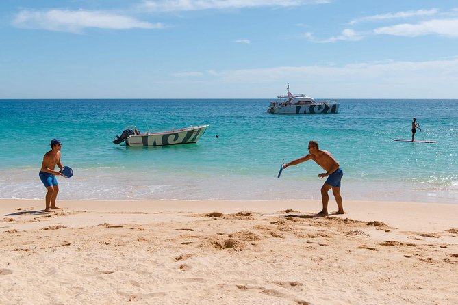Albufeira Beach BBQ with Caves and Coastline Cruise with Open Bar - Reaching the beach by water