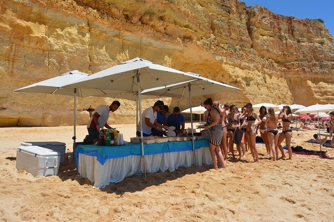 Albufeira Beach BBQ with Caves and Coastline Cruise with Open Bar - Crew service and the mood on board