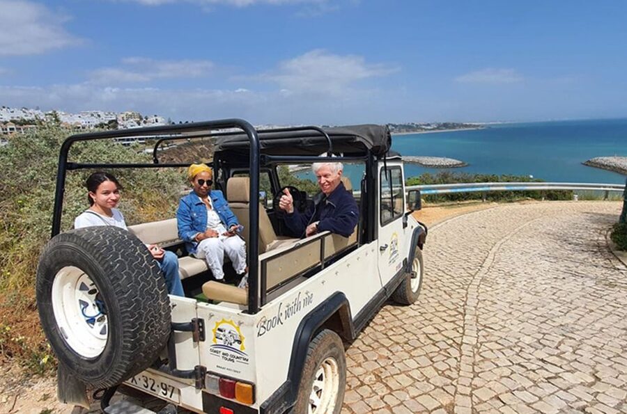 Albufeira: Beaches, Old Town, and Salgados Lagoon Jeep Tour - Starting above Albufeira’s Old Town