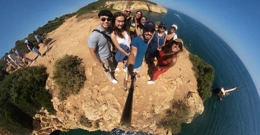 Albufeira: Benagil, Algar Seco, Marinha, and 7 Valleys Tour - Algar Seco brings caves and natural pools right away