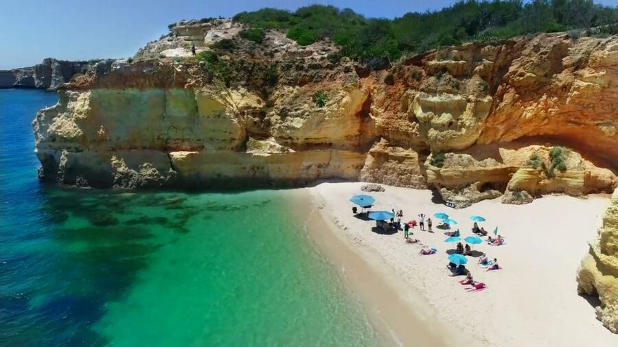 Albufeira: Catamaran Cruise with BBQ & Open Bar on the Beach - Swimming, sun, and the open bar