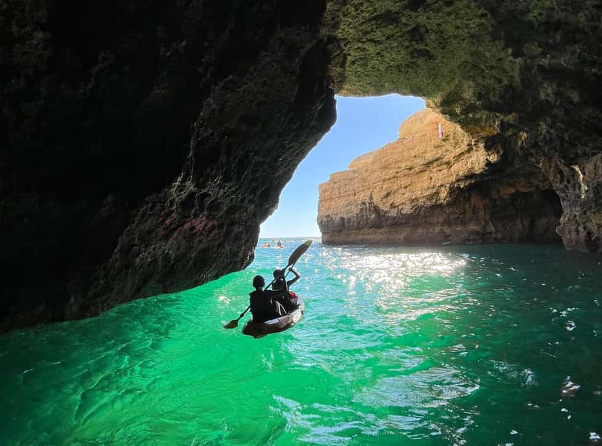 Albufeira: Caves and Cliffs Kayaking Tour - Praia da Coelha and the first stretch of cliffs