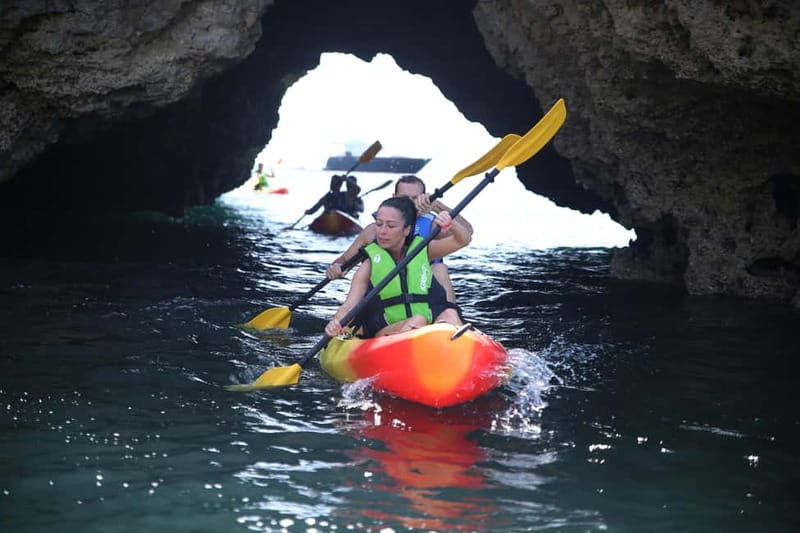 Albufeira: Caves and Cliffs Kayaking Tour - How demanding is the two-hour paddle?