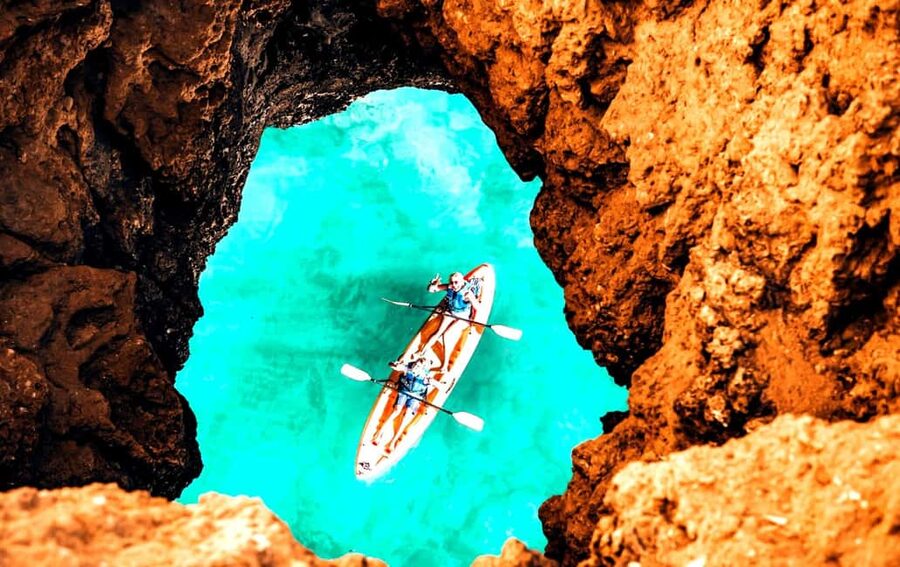 Albufeira: Caves and Cliffs Kayaking Tour - The first five minutes: getting comfortable on the water