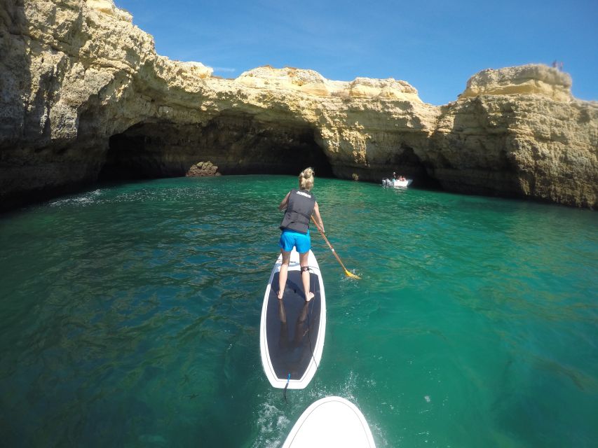 Albufeira: Caves and cliffs Paddleboarding (SUP) Tour - Praia dos Arrifes and the secret beach stop