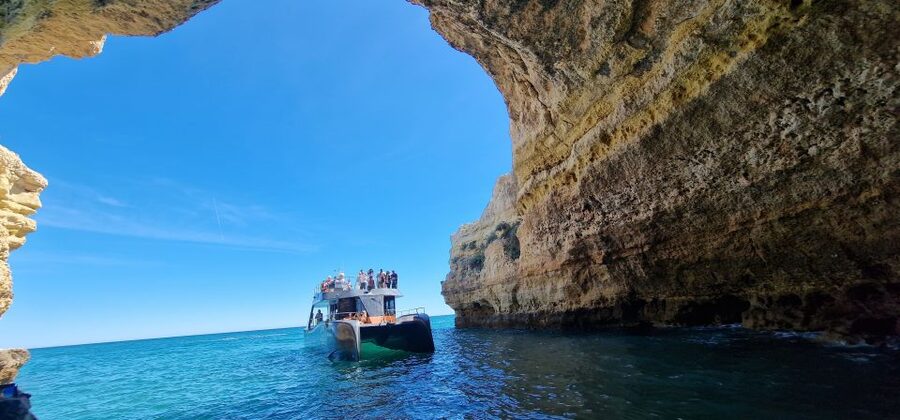 Albufeira: Coastline and Benagil Caves Tour by Catamaran - Galé, Salgados, and the wider Algarve coast