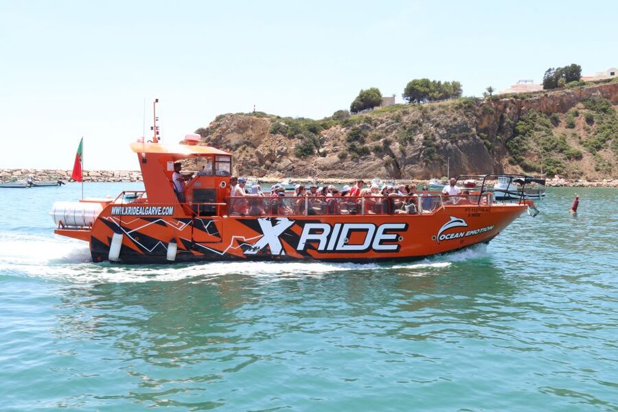 Albufeira: Dolphin Watching and Benagil Cave - The Algarve coast, seen from Albufeira Marina