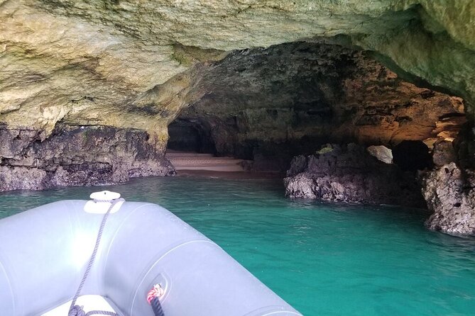 Albufeira: Dolphins and Caves Tour - Searching for dolphins in open water