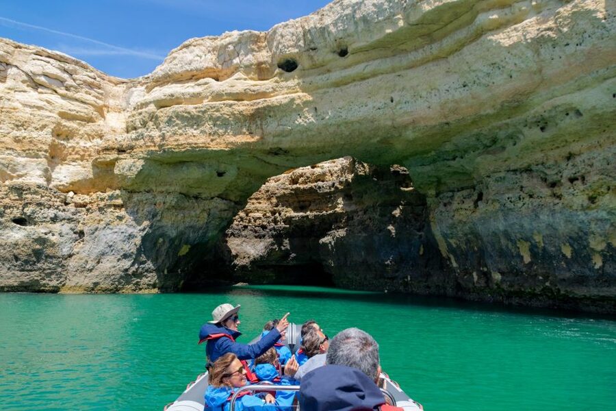 Albufeira: Dolphins, Benagil Caves and Coastline Boat Tour - Guides, safety, and the tone of the outing