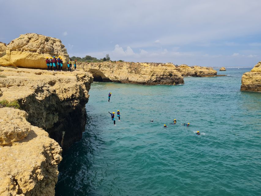 Albufeira: Guided Coasteering Tour with Cliff Jumping - Languages, timing, and practical planning