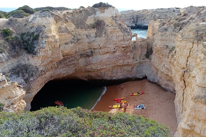 Albufeira Kayak Cave Tour – Hidden Beaches & Cliffs - Praia dos Arrifes and the rock formations