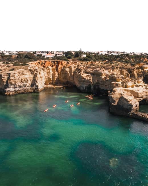 Albufeira: Kayak Tour of Hidden Caves and Secret Beaches - Forty minutes along the caves near São Rafael