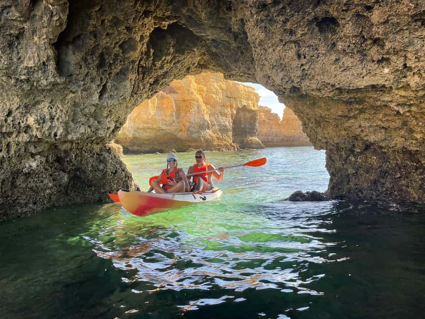 Albufeira: Kayak Tour of Hidden Caves and Secret Beaches - Praia das Salamitras gives your arms a break