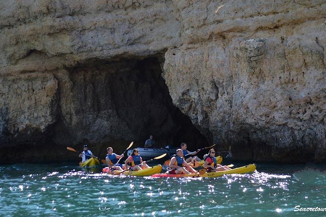 Albufeira Kayak Tour – Relaxing Trip with 2 Guides - Returning by catamaran instead of paddling back
