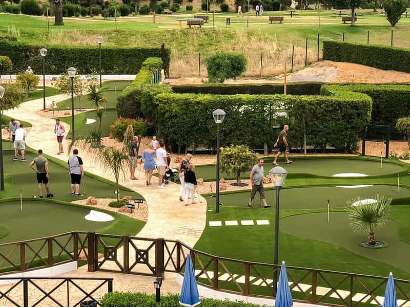 Albufeira: MiniGolf Adventure Park Entry Ticket - Starting your round at the park