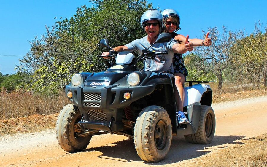 Albufeira: Off-road Quad Bike Adventure - Leaving the windmill hill for dirt tracks