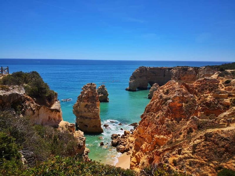 Albufeira, Olhão, Faro : Seven Hanging Valleys Guided Hiking - Praia da Marinha and the food at the end