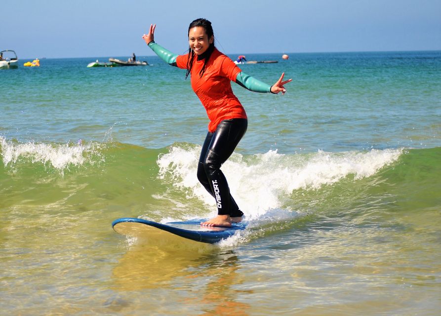 Albufeira: Surfing Lesson at Galé Beach - Small groups can change the whole lesson