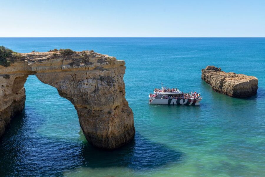 Algarve 3-Hour Caves and Coastline Boat Trip - From Albufeira Marina to the open coast