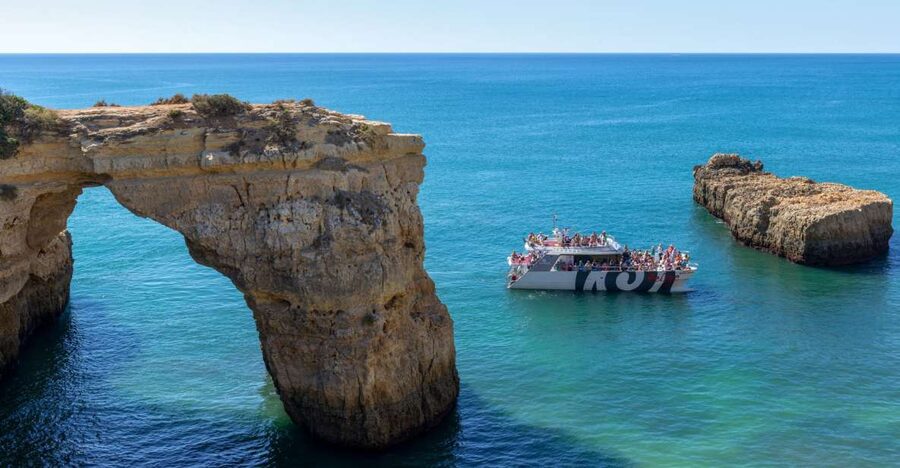 Algarve 3-Hour Caves and Coastline Boat Trip - Entering Benagil’s Cathedral Cave
