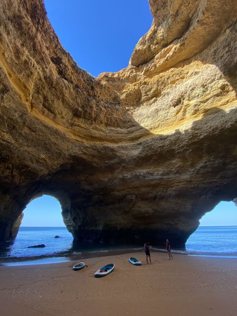 Algarve: Benagil Caves SUP Tour since 2016 - Fossils, rock formations, and local stories