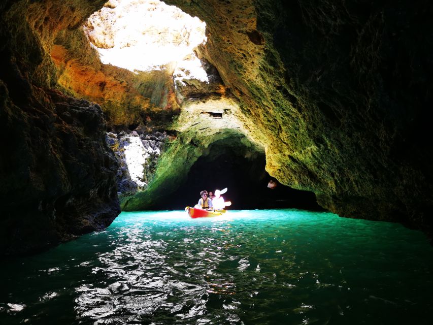 Algarve: Benagil Sea Cave Sunrise or Sunset Kayak Experience - How much value do you get for $41?
