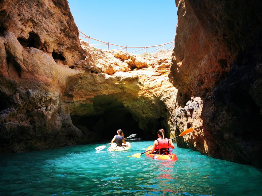 Algarve: Benagil Sea Cave Sunrise or Sunset Kayak Experience - One hour inside Benagil and the nearby caves