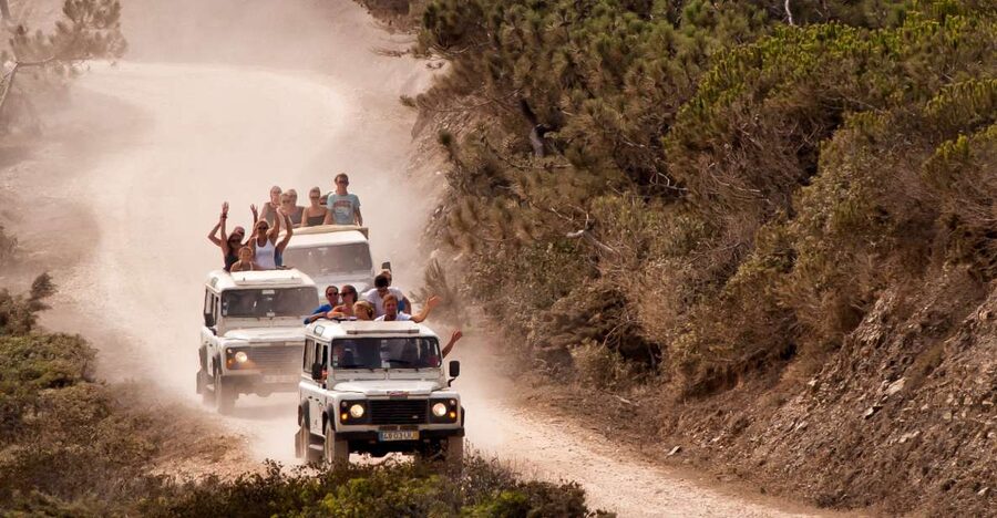 Algarve: Jeep Safari with Distillery Visit & Lunch - Leaving the coast for the Algarve hills