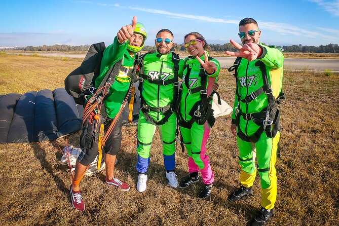 Algarve Tandem Skydive 15.000ft - Landing, certificate, and optional media