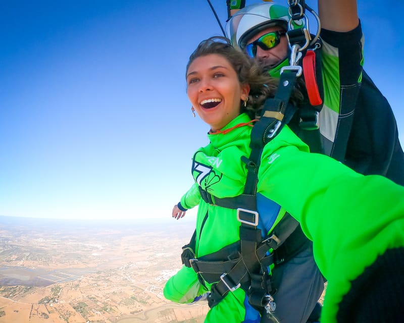 Algarve: Tandem Skydiving Adventure 15,000 to 10,000 Feet - Practical planning for the day