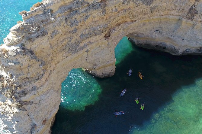 Benagil Area Kayak - A swim before returning to Albufeira