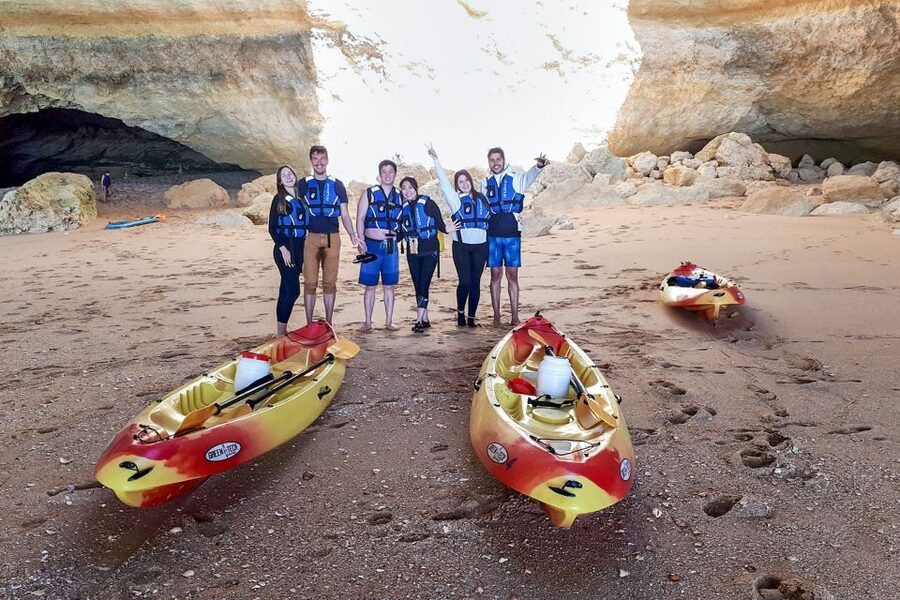 Benagil: Benagil Caves and Secret Spots Guided Kayaking Tour - Who should book this kayaking tour