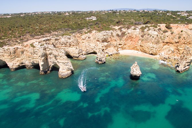 Benagil Cave and Marinha Beach Boat Tour from Portimao - Small boat comfort, seating, and sea conditions