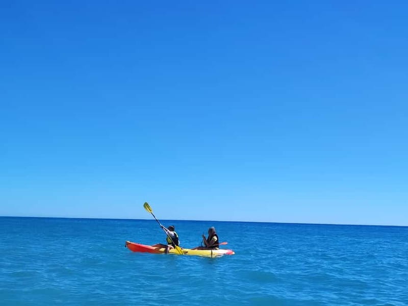 Benagil Cave: Guided Kayak Tour with Caves and Cliffs - Benagil Cave and the first stretch of coast