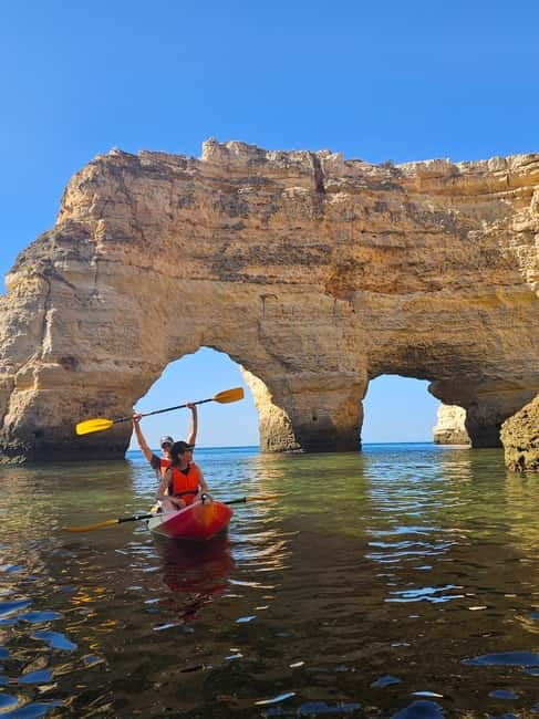Benagil Cave: Guided Kayak Tour with Caves and Cliffs - What the guides add to the day