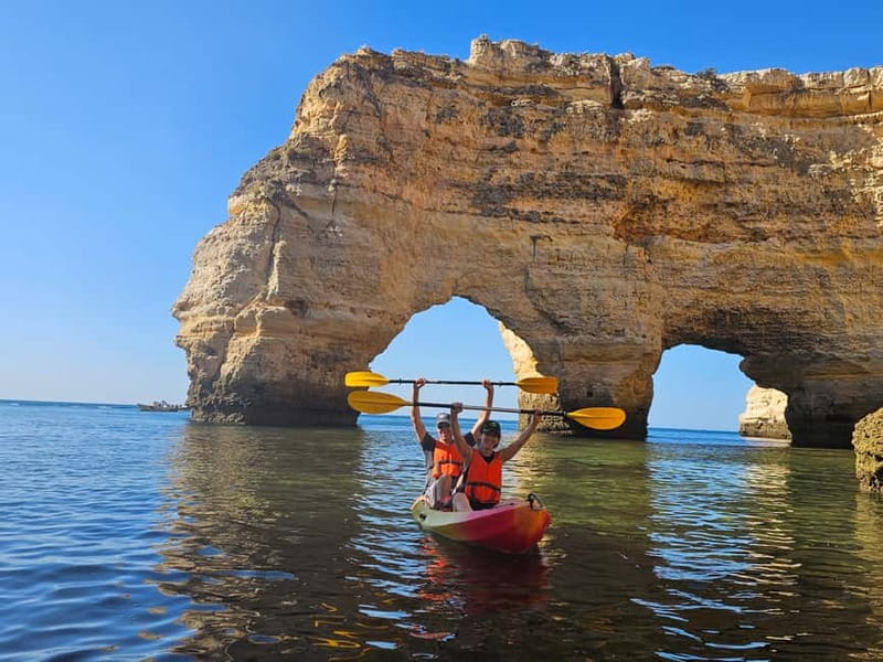 Benagil Cave: Guided Kayak Tour with Caves and Cliffs - Getting comfortable in the kayak