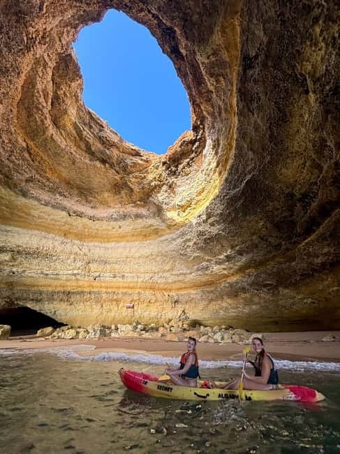 Benagil Cave - Kayak Guided tour - Smaller caves, algars, and dark tunnels