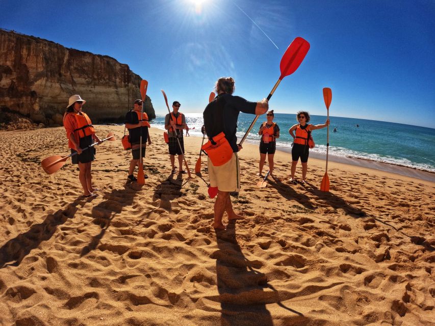 Benagil: Caves, Beaches, and Secret Spots Guided Kayak Tour - What to bring and what to leave behind