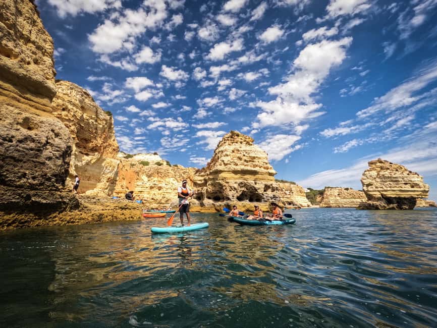 Benagil: Caves, Beaches, and Secret Spots Guided Kayak Tour - Inside Benagil Sea Cave