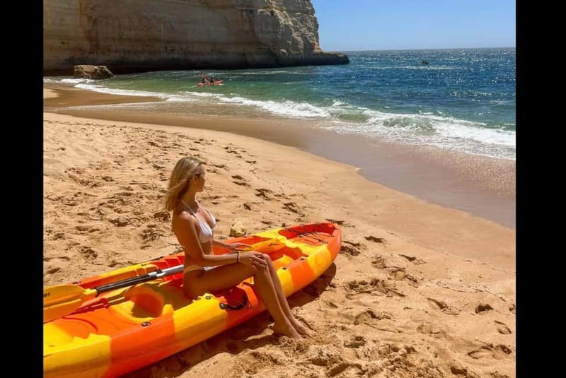 Benagil: Guided Kayak Tour inside caves and Praia da Marinha - What to wear and what to leave behind
