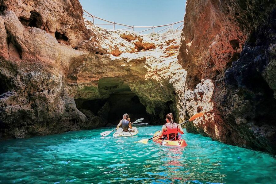 Benagil: Guided Kayaking Tour to the Benagil Cave - What the two-hour route adds