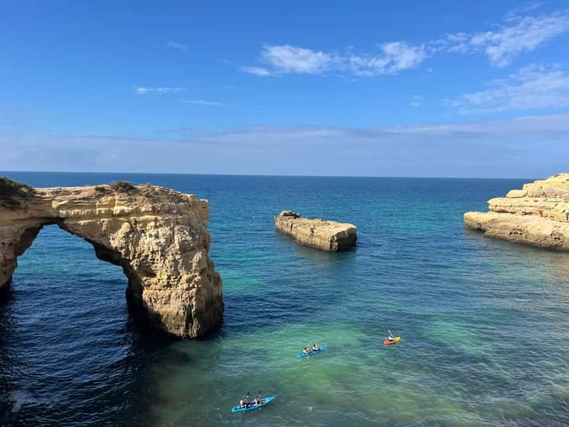 Benagil Kayak Tour: Explore Secret Caves with Licensed Guide - Comfort, snacks, and phone protection
