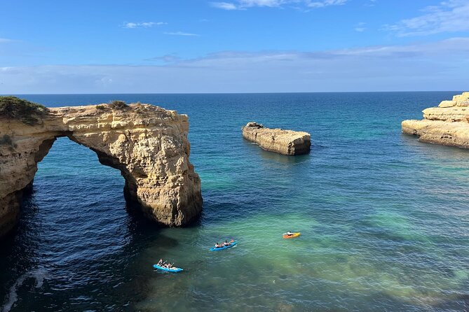 Benagil, Marinha & Albandeira - Kayak w/ Local Guide - The first paddle through Algarve caves and arches