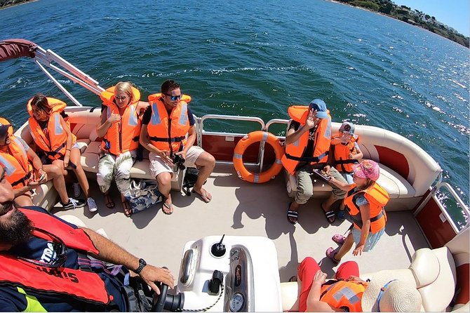 Boat tours in the Óbidos Lagoon - Watching birds and plants with binoculars