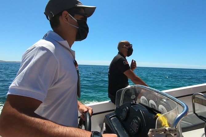 Boat Trip to the Benagil Caves from Armação de Pêra - The guides add more than place names
